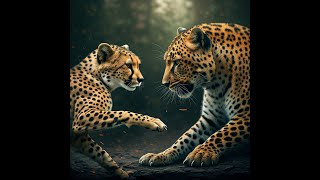 Cheetah vs Leopard [upl. by Lydell]