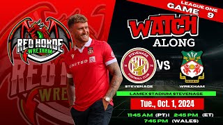 Stevenage v Wrexham  League 1  Matchweek 9  Watch Along  Watch Party Live [upl. by Tommy]