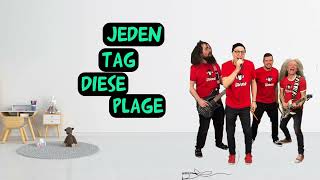 Kinderlied über Hausaufgaben LYRICVIDEO  Andi und die Affenbande [upl. by Atinav354]