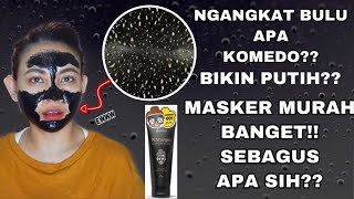 REVIEW NATURGO HANASUI LIGHTENING PEEL OFF MASK  MASKER PENGHILANG KOMEDO [upl. by Leumhs]