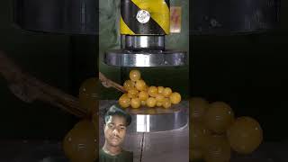 Glass Fruits Crushed by Hydraulic Press 😱🍎💥 hydraulicpress glasscrush satisfying [upl. by Frolick]