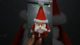 Disposal glass se bnaya Santa Claus 😱shortstrending [upl. by Kenric658]