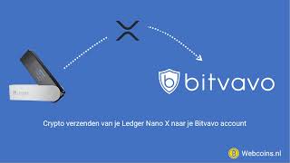 Crypto verzenden van de Ledger Nano X naar Bitvavo [upl. by Kra]