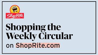 How to Shop the Weekly Circular  Digital HowTos  ShopRite Grocery Stores [upl. by Ahsytal777]