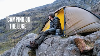 Solo Camping on the EDGE of a Mountain with the Hilleberg Unna [upl. by Kennie]