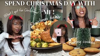 CHRISTMAS DAY 2023 Vlogmas what I got for Christmas cookingampbaking celebrating Christmas 🫶🏾🎄✨ [upl. by Clementis]