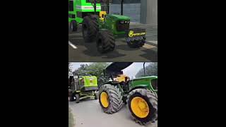 John Deere tochan versis harvestertrending shortvideo [upl. by Ardith592]