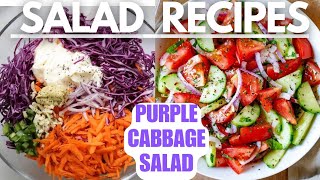 SKINCARE SALAD RECIPE PURPLE CABBAGE Benefits on skin amp GUT healt salad skincaretips saladrecipe [upl. by Ynnep470]