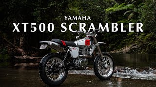 Yamaha XT500 Scrambler  Purpose Built Moto [upl. by Anaehs533]