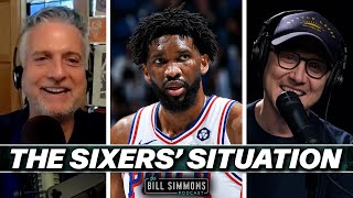 A Miserable 76ers Situation and Joel Embiid’s Sudden Career Crossroads  The Bill Simmons Podcast [upl. by Anaigroeg]