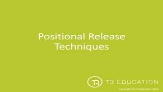 Positional Release Technique  The Theory Why We Think It Works [upl. by Embry]