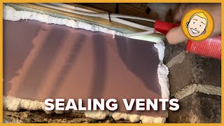 How to Seal CRAWL SPACE VENTS [upl. by Keviv641]