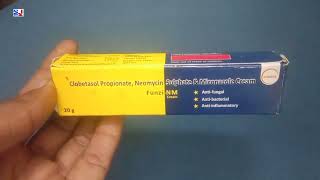 Funzi NM Cream  Clobetasol Propionate Neomycin Sulphate amp Miconazole Cream Uses  Funzi NM Cream [upl. by Yi]