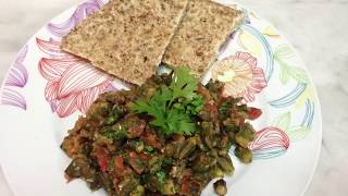 HOW TO MAKE BAMIA OKRA STEW [upl. by Reilamag54]