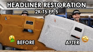 LIKE NEW  RESTORE AND RECOVER YOUR CAMPERVAN HEADLINER 2KT5 Ep 5 [upl. by Anaj157]