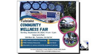 Third Annual Tulelake Community Wellness Fair is set for next weekend [upl. by Bartie]