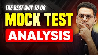 JEE 2025 How to Analyse Mock Tests  Improve your Score with Proper Mock Test Analysis  MathonGo [upl. by Ezri379]