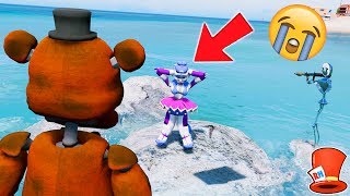 CAN WITHERED FREDDY SAVE BALLORA FROM NIGHTMARE PUPPET MASTER GTA 5 Mods FNAF RedHatter [upl. by Hedaza]