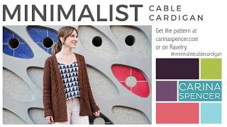 Minimalist Cable Cardigan [upl. by Franciscka]