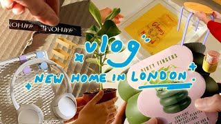 Move in vlog 🏠 I moved to LONDON 🇬🇧 unboxing IKEA furniture  cute home decors ✨toechi✨ [upl. by Smukler]