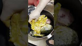 Cooking Salmon and Hamachi fish shortvideo salmon hamachi lovefish [upl. by Kurr]