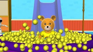 Learn Colors with Teddy Bear Baby and Balls  The Ball Pit Show for Kids [upl. by Enriqueta]