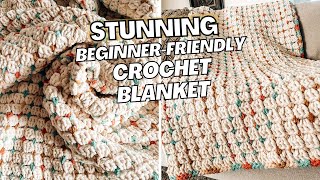 How to crochet the CLOUD BLANKET  Step by step tutorial  CJ Design Blog [upl. by Retloc]