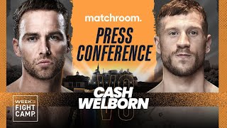 Fight Camp 3 Felix Cash vs Jason Welborn plus undercard final press conference [upl. by Hanoj121]