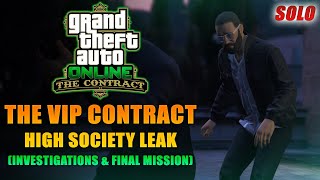 GTA Online The Contract  High Society Leak Dr Dres VIP Contract  Solo Guide [upl. by Breger]