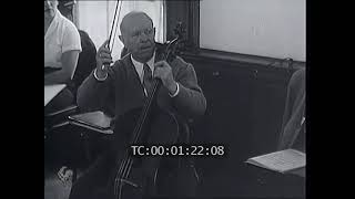 Pablo Casals · Masterclass · Dvorák Cello Concerto · 1959 [upl. by Mori]