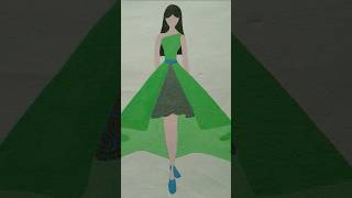 Draw Dress Design  shorts shortvideo youtubeshorts ytshorts yshorts [upl. by Tenay401]