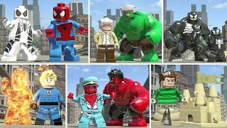 LEGO Marvel Super Heroes  All Transforming Characters [upl. by Latyrc]