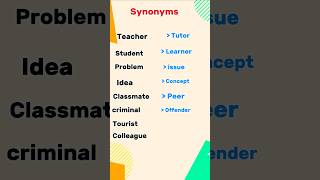 Synonyms english short [upl. by Deck]