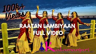 Raatan Lambiyaan  Full Song  Kalamanjari Dance Studio [upl. by Wehner]