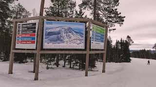 Ski resort Kungsberget in Sweden My two favorite ski slopes 4K [upl. by Ikik954]