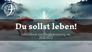 Gottesdienst am 20112022 [upl. by Mazman116]