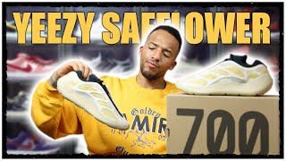 ADIDAS YEEZY 700 V3 SAFFLOWER UNBOXING DEUTSCH I AZAEL ALVAH ODER ARZARETH WELCHER IST AM BESTEN [upl. by Akenat]