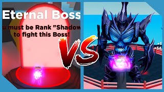 Defeating The Giant Eternal Boss in Roblox Ninja Legends [upl. by Aramak11]