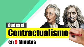 ¿Qué es el CONTRACTUALISMO  Resumen  Las ideas de Thomas Hobbes John Locke y JJ Rousseau [upl. by Nevi]