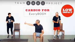 Low impact high intensity cardio workout for seniors and ALL starters [upl. by Suiradel791]