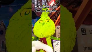 The Grinch Animatronic Christmas Decoration Home Depot [upl. by Martinson]