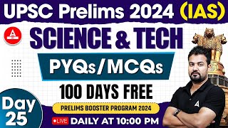 UPSC Prelims 2024  UPSC Science and Technology Class  PYQsMCQs  By Rudra Sir  Adda247 IAS 25 [upl. by Yard148]