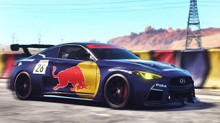 NFS Payback  Infiniti Q60S Customization and Gameplay RedBull Livery Speed Art [upl. by Izzy]