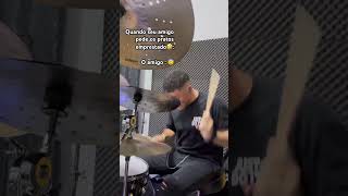 Você emprestaria  🤣🤣🔥drums bateria musica igreja [upl. by Finlay695]