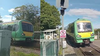 Winchelsea Station and Winchelsea Level Crossing networkrail dieseltrains [upl. by Rednasyl]