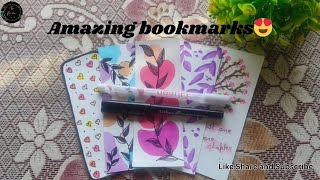 5 Amazing bookmarks 😍💫🔥art assignmentfrontpage frontpagedecoration [upl. by Hannis383]