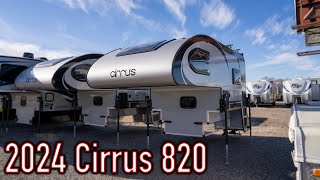 2024 Cirrus 820 Truck Camper Walkthrough [upl. by Tymon758]