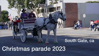 CHRISTMAS PARADE in the city of SOUTH GATE [upl. by Zins]