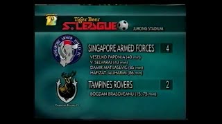 SLeague 1998  SAFFC 42 Tampines Rovers [upl. by Sybley]