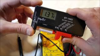 Hapurs BT168D Universal Digital Battery Tester Unboxing Review [upl. by Gayner579]